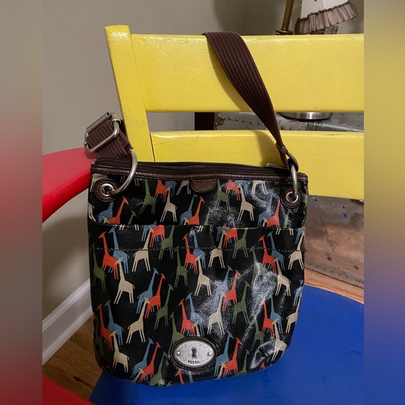 Fossil Bags Euc Fossil Giraffe Crossbody Poshmark